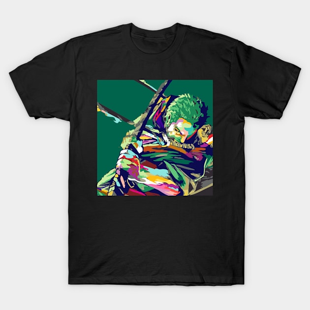 Zoro Roronoa T-Shirt by BarnawiMT